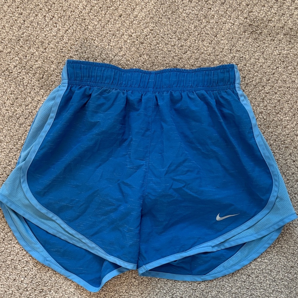 Nike Dri fit Women's Blue Athletic Shorts